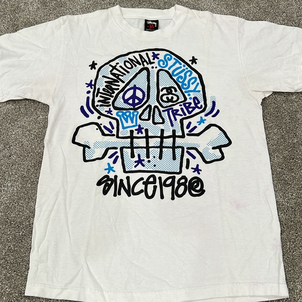 Stussy skull international tribe since 1980 Graphic Short